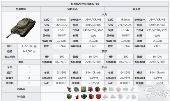 《坦克世界闪击战》T30图鉴 T30怎么样_坦克世界闪击战