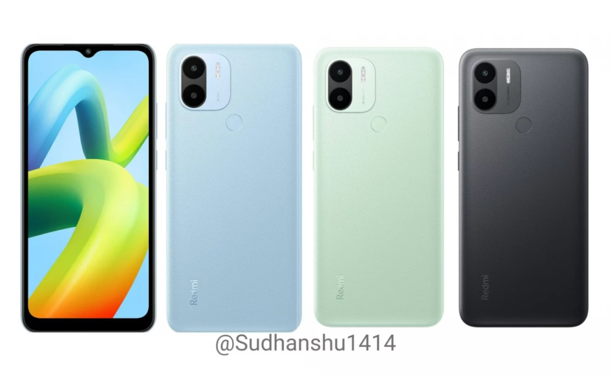 小米 Redmi A1+ 曝光：搭载联发科 Helio A22 芯片，“经典”背部指纹识别