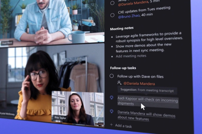 微软推出 Microsoft Teams 高级版：支持会议回顾、实时翻译