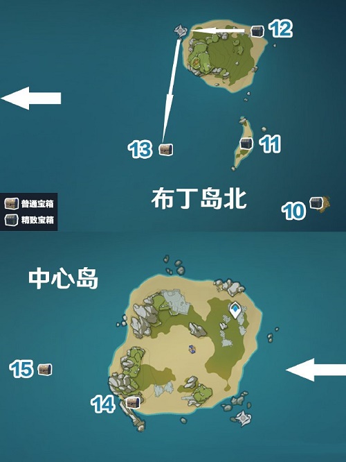 原神海岛全收集限时宝箱有哪些？海岛全收集限时宝箱路线图分享