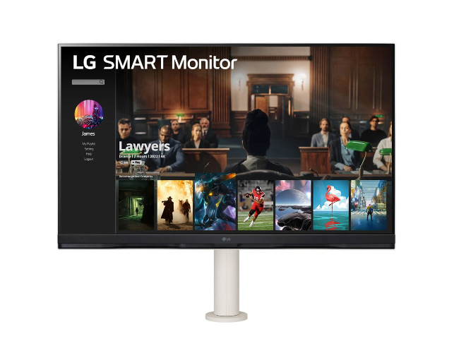 LG 32SQ780S 智能显示器海外上市：32 英寸 4K 屏，内置 webOS22 电视系统