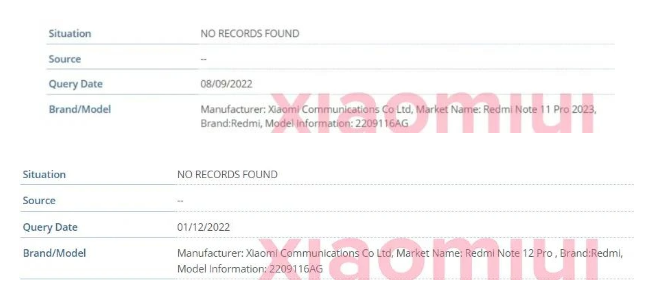 Redmi Note 12 Pro 4G 即将在海外发布，现已通过 IMEI 认证
