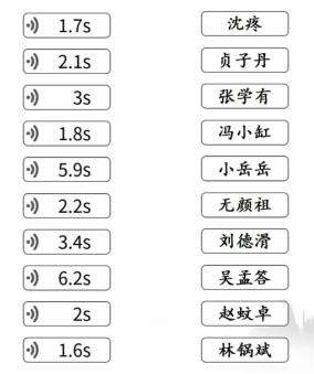 《文字成精》连经典台词听语音连出对应人物通关攻略