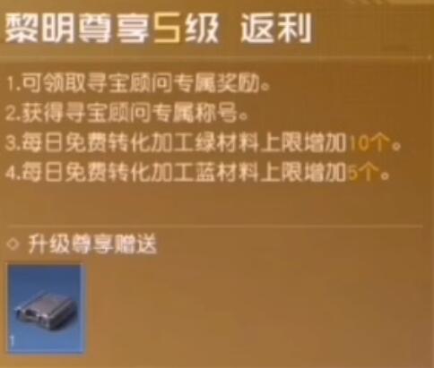 黎明觉醒vip等级划分表