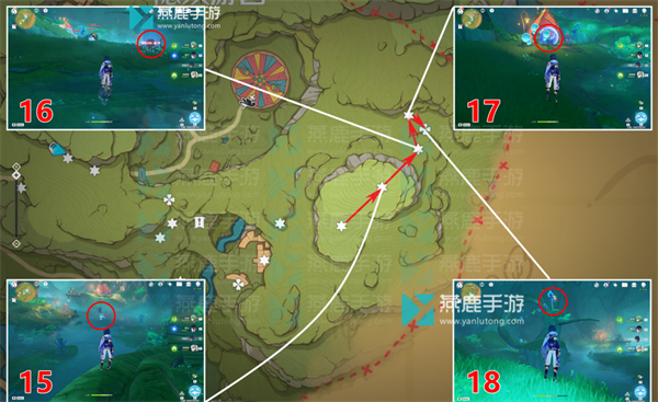 原神隐众游园南欢兴礼券收集攻略