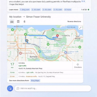 必应聊天与移动版地图双重升级：出行更智能更便捷