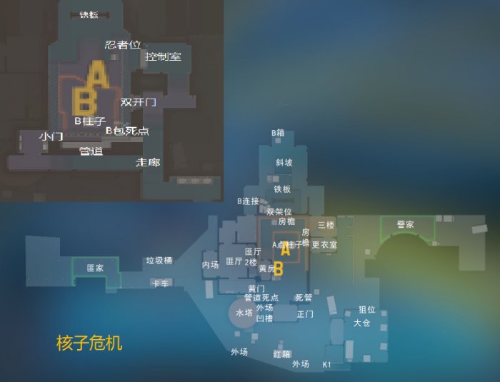 《反恐精英CS2》全地图点位教学 全地图点位及简易道具道具一览