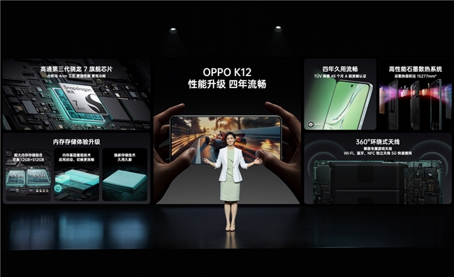 1799元起！OPPO K12正式开售，引领百瓦闪充超长续航双普及